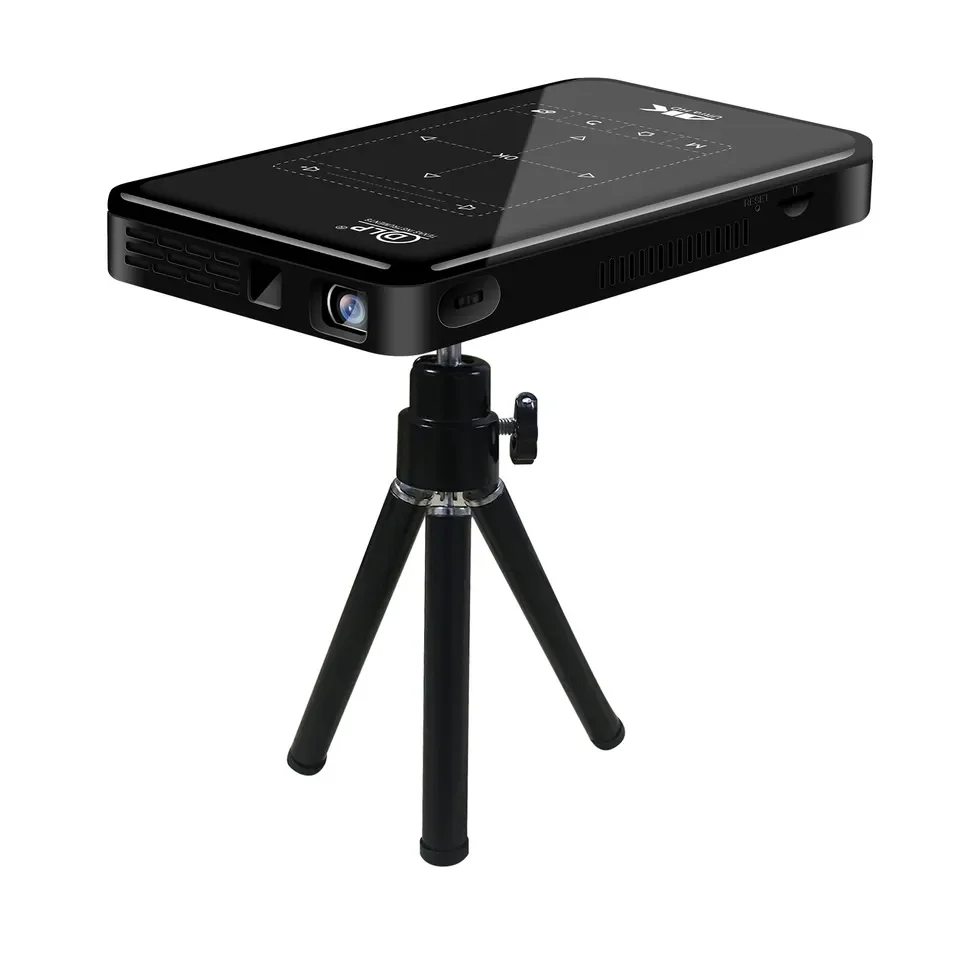 P09II  Mini Portable 4k HD Android 9.0 Dual Brand WiFi BT Smart Projector with Factory Price