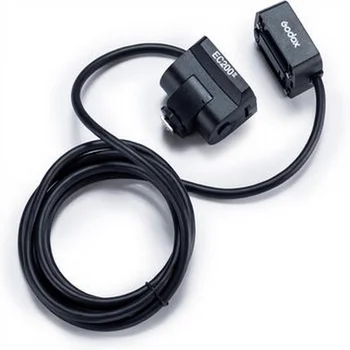 Godox EC200 II Extension Flash Head for Godox AD200Pro II Flash, 200W Head Extender with 2M Extend Cable, Metal Cold Shoe detail image