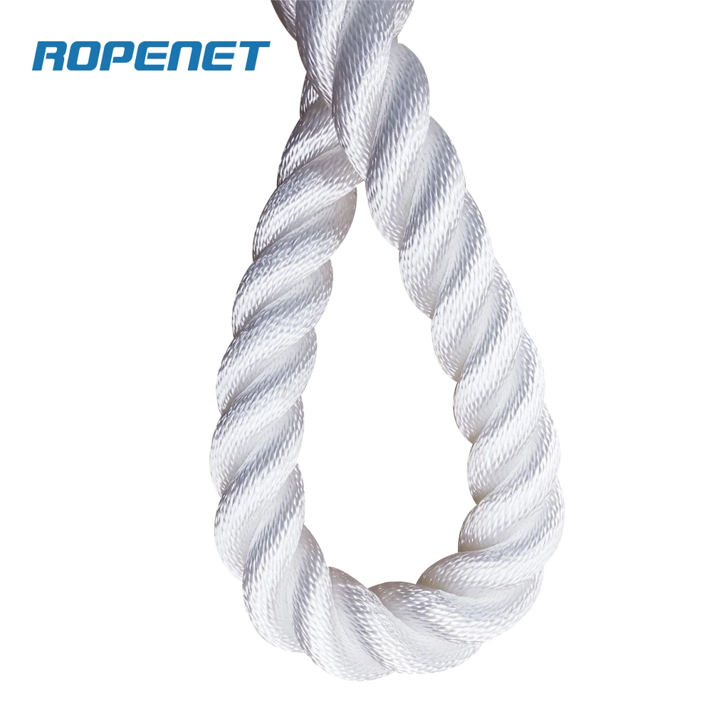 Hawser Rope Deep Water Mooring Rope Polyester Core For Mooring