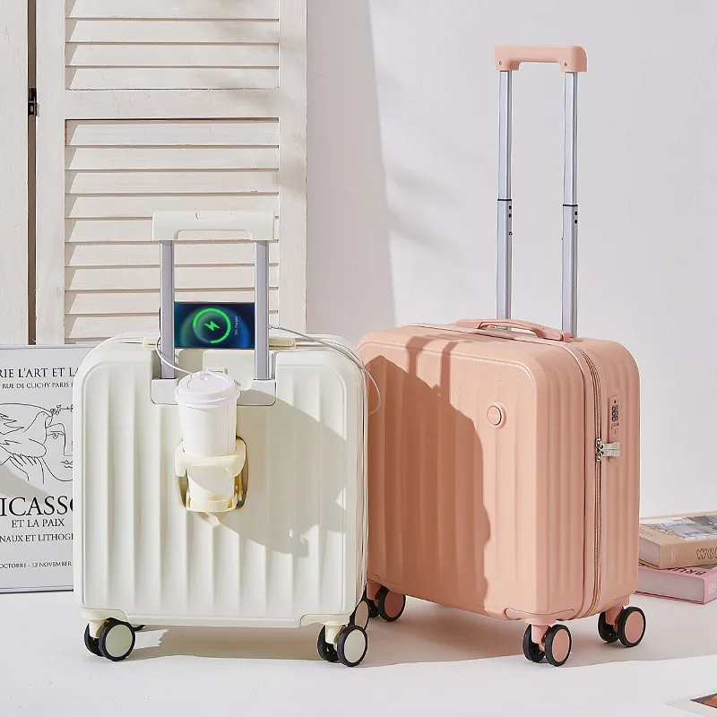 Shell Trolley High Quality 18inch Hard Shell Trolley Luggage With 4 Spinner Wheels ...