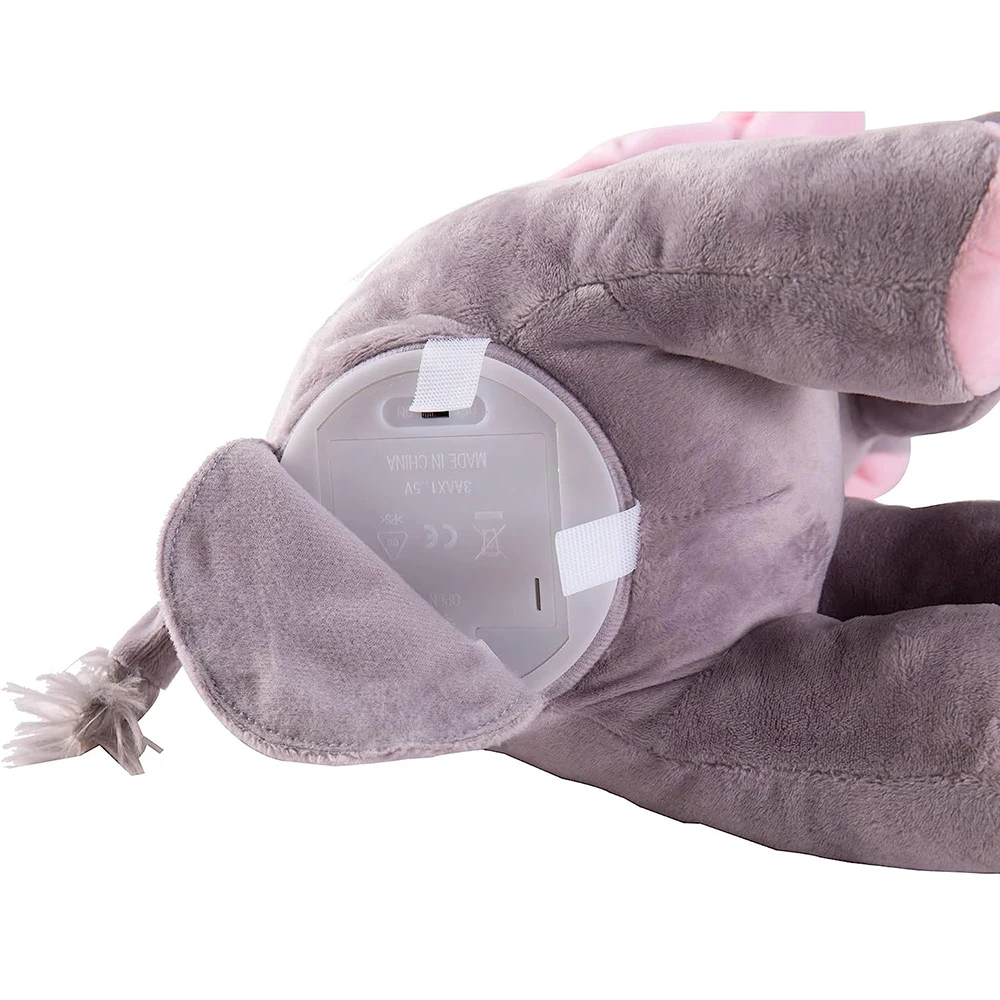 A180 Animated Plush Singing Elephant Interactive Musical Peekaboo Moving Ears Adorable Stuffed