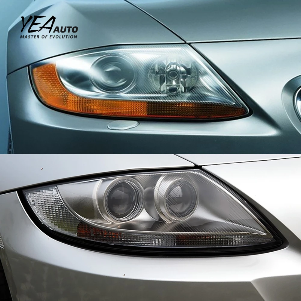 product yea auto car headlight glass pc lampshade cover lens lamp for bmw z4 318i 320i 325i headlamp shade lens cover 2004   2008-37