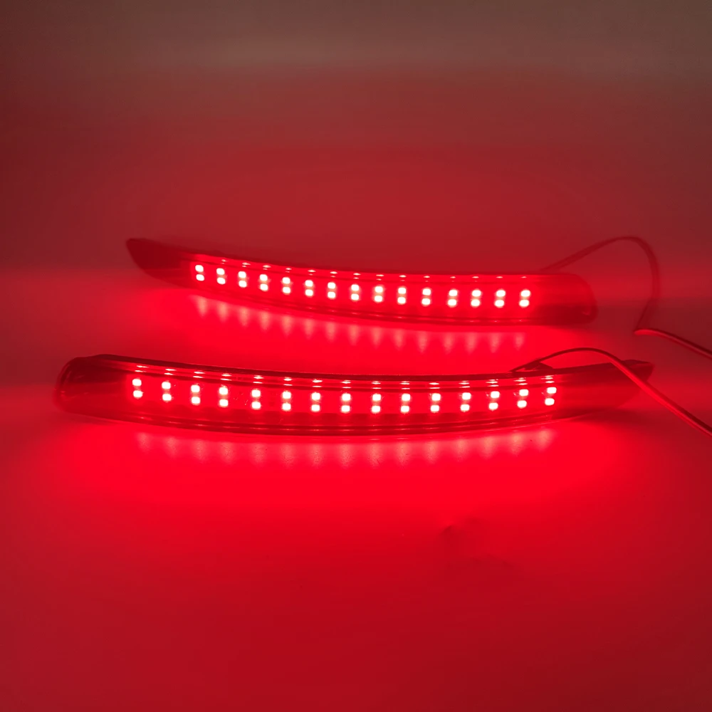 For Ford Mondeo Fusion 4 2011 2012 2013 LED Rear Bumper Reflector Brake Light Car Styling Tail Light Warning Light