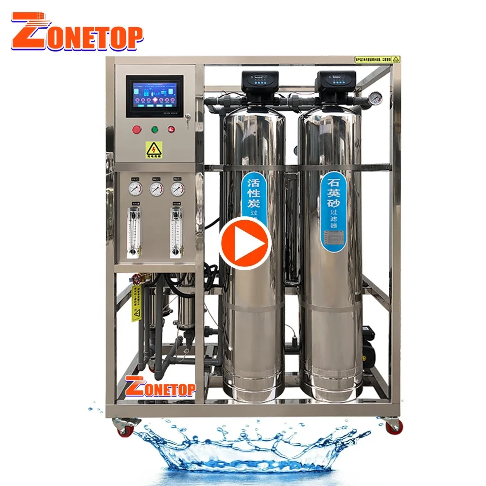 500L/Hour 1T 2 Ton 2000LPH 3000LPH Brackish Water Ro System Treatment Plant