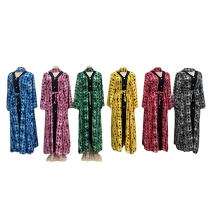 Wholesale New Fashion Casual V-Neck Long Sleeve Dress Loose African Tassel Sequin Vintage Natural Spring Summer Autumn Winter