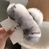 Estampado de leopardo blanco gris grande