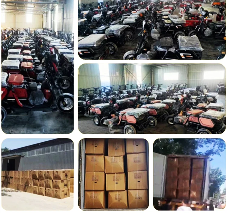 Manufacturer Wholesale 72V 1200W Battery Powered Rickshaw Solar Tuk Tuk Electric Passenger Trike for Adults