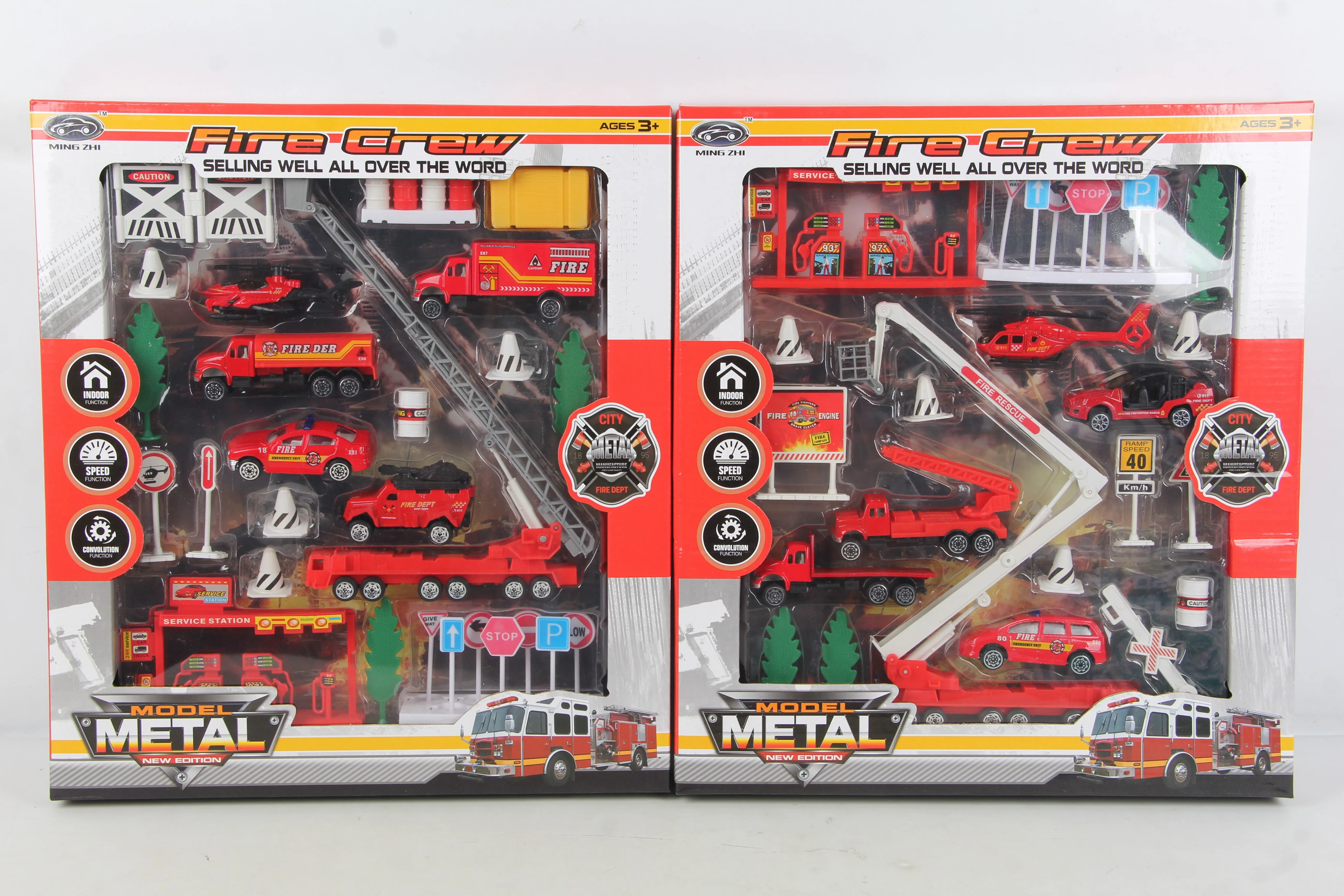 metal fire engine toy