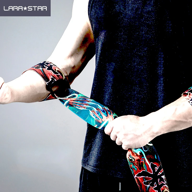 LS0523 Customized Printing Elbow Wraps Fitness Elbow Brace Compression Support Sleeve