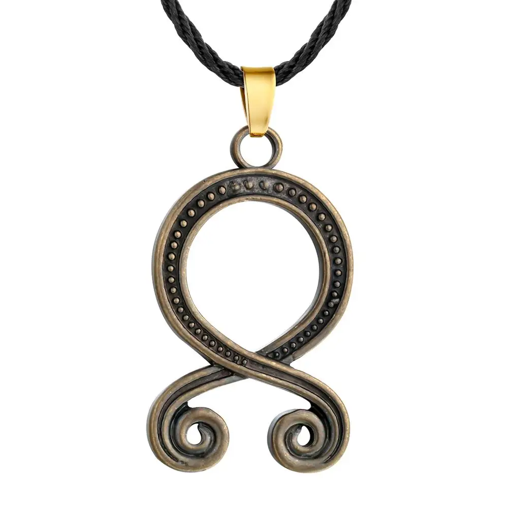Troll Cross Necklace Vikings Protection 