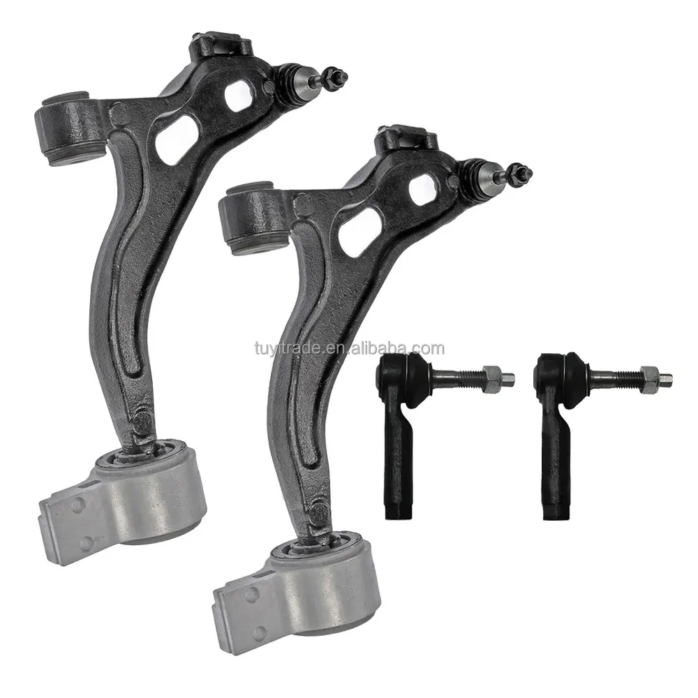 Front Lower Control Arms + Outer Tie Rods Combo Kit For Chrysler 200 & Dodge Dart (2015-2016) – Detroit Axle