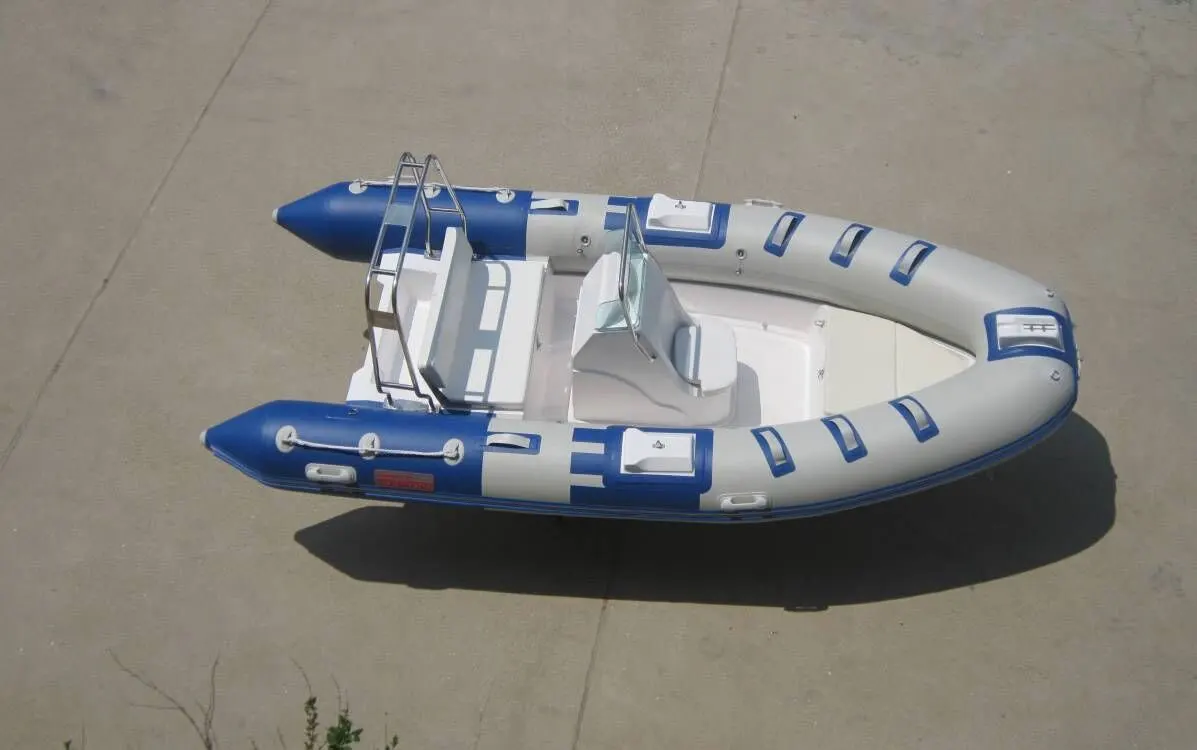 15 Foot Rib Inflatable China Customized Model 4.7 Inflatable Fishing Rowing Boat Rib Boat ...