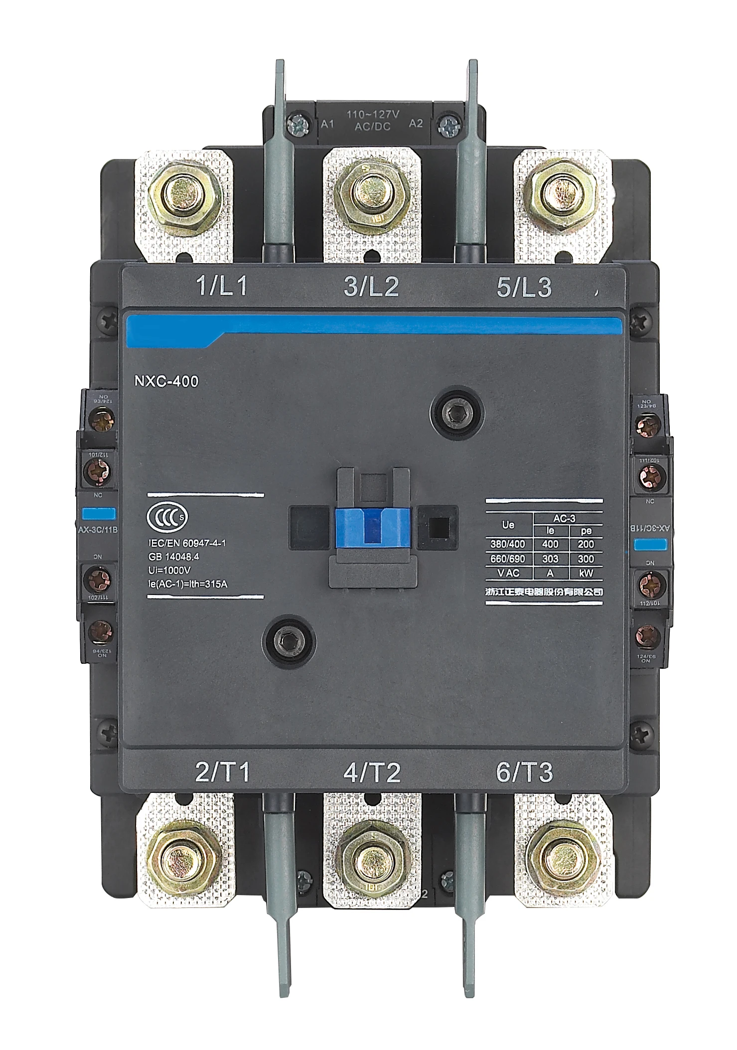 CHINT NXC-265 Heavy Duty 380V-415V AC/DC Contactor 3 Pole 265A-400A 3NO Industrial Motor Control for Applications