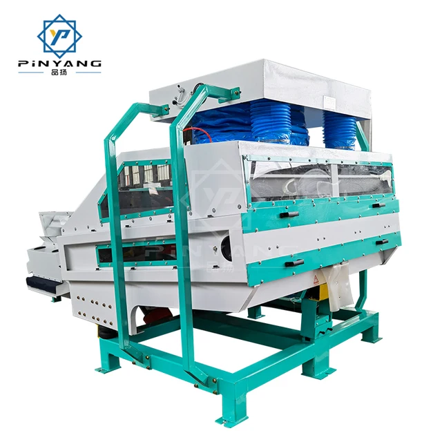 PinYang TQSX150*2 Famous Suction Type Gravity Classified Destoner Machine Multifunctional Paddy Destoner Machinery Corn Destoner