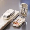 Cream white medicine cutter [1/2+1/3+1/4 medicine cutter]