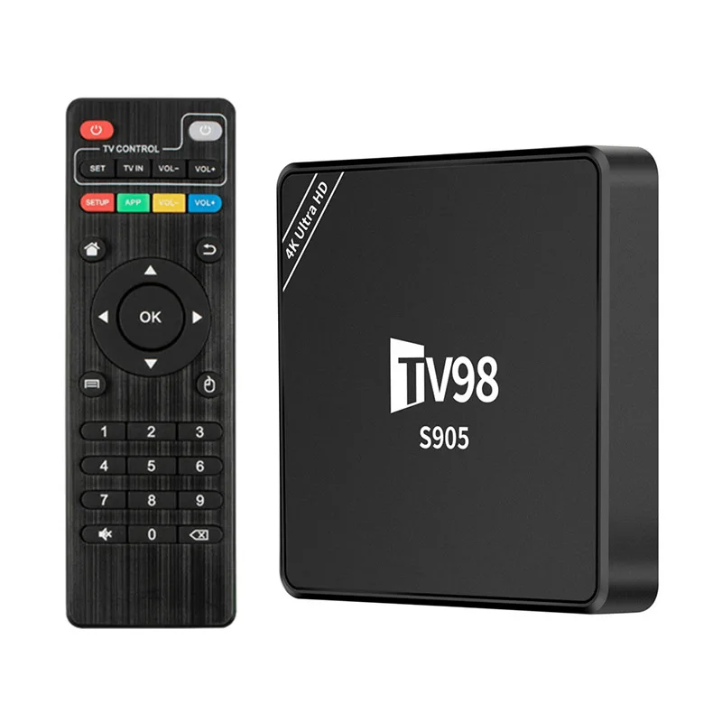 TV98 S905 Internet STB PRO SMART TV BOX 4K with Android 12