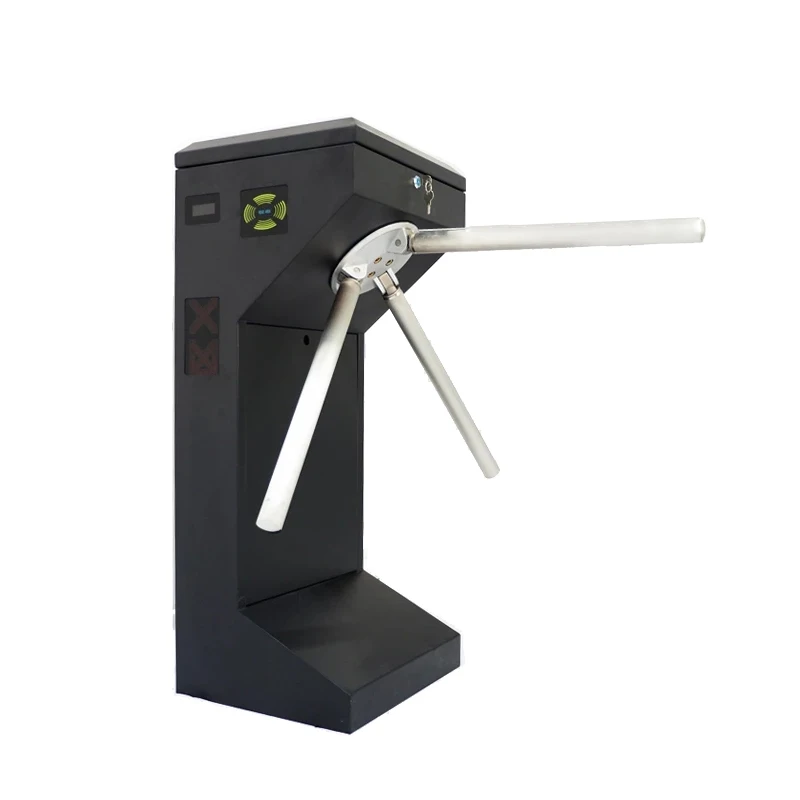 Factory Direct Price Coin Acceptor Access Control Tripod Gate 304 Stainless Steel Half Height Vertical Tripod Turnstile