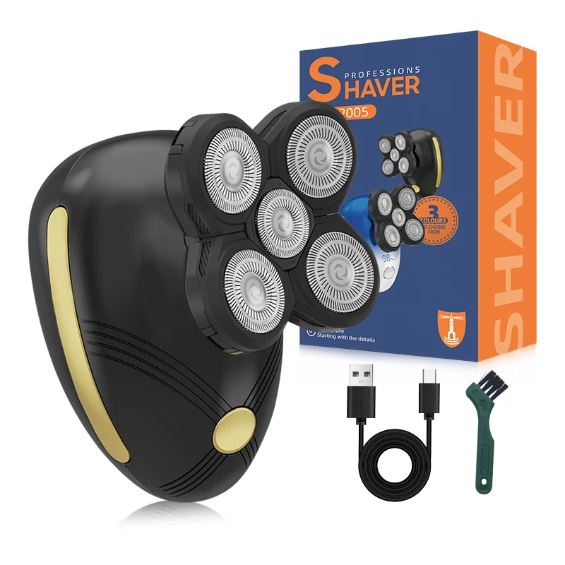 Divine Household Electric Shaver with Exclusive Five Blade System USB Charging Tool for RV and Hotel Use