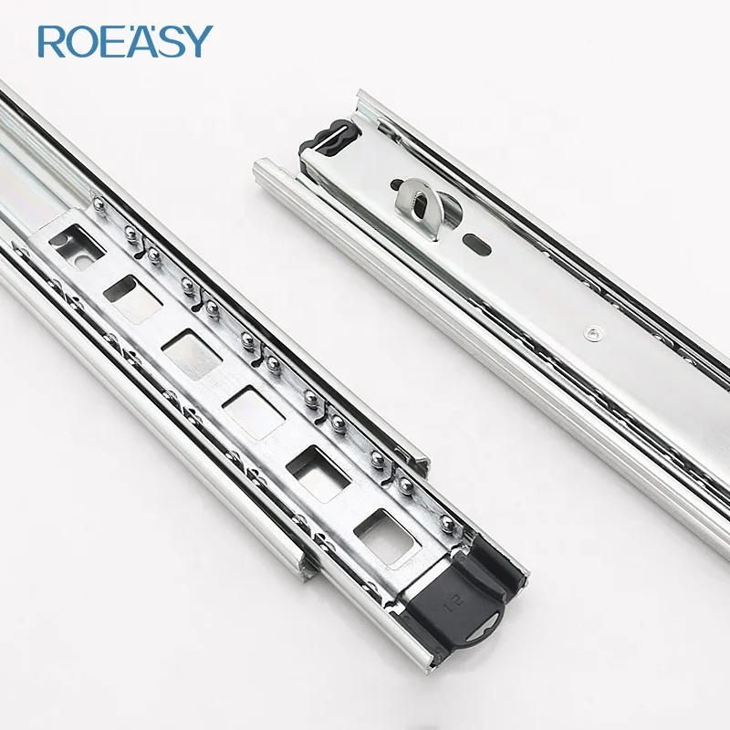 ROEASY Drawer Hardware Full Extension Drawer Slides Hook Slide Correderas Para Cajones Telescopic Slides