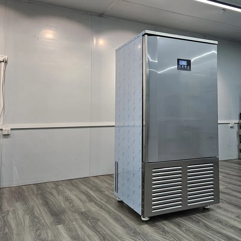 Top or Bottom Mounted Condensing Unit Blast Chiller for Home with Solid Door Quick Freezing Cabinet
