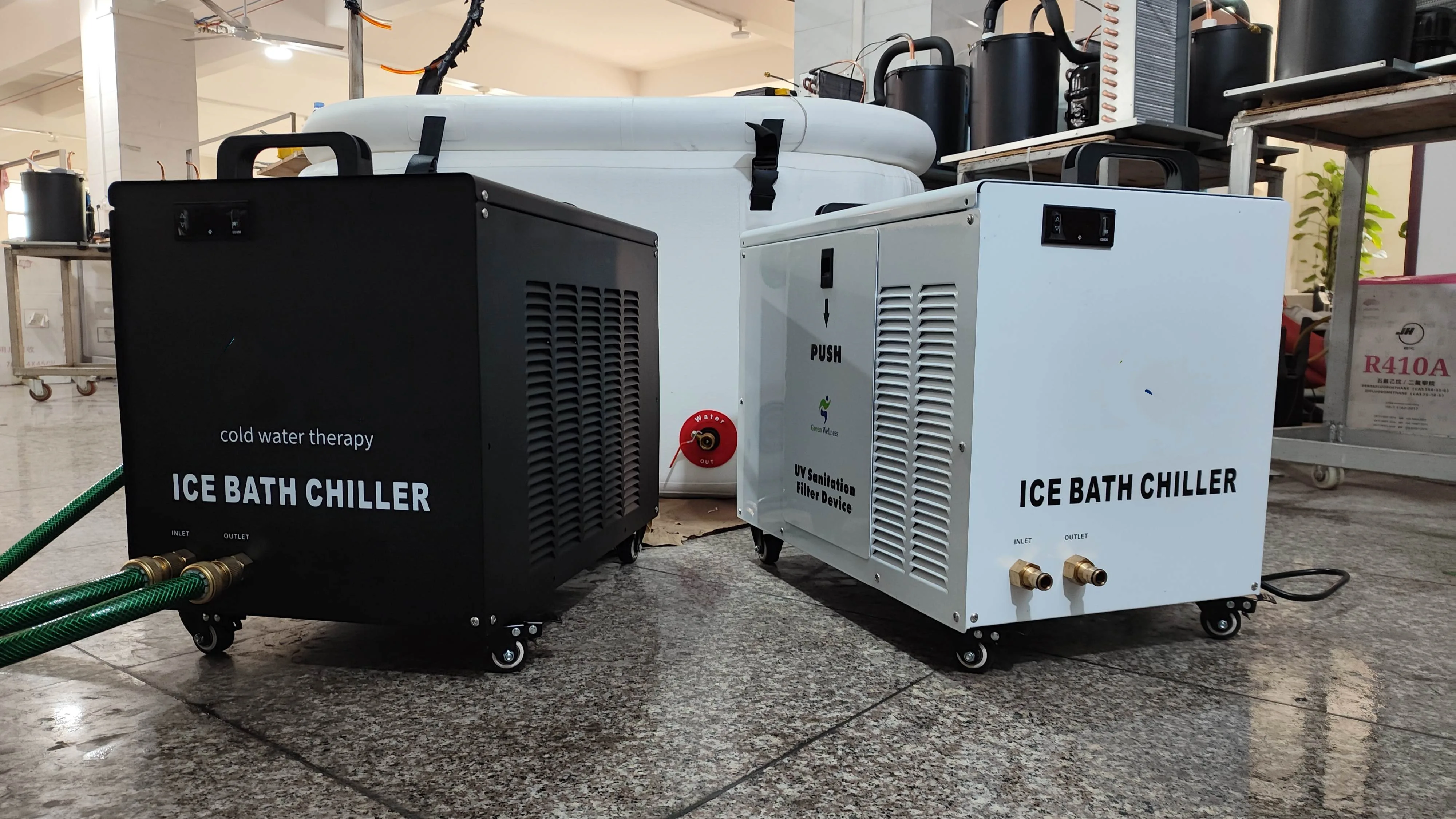 Fast Chilling Athlete Recovery - Wolen Ice Bath Chiller