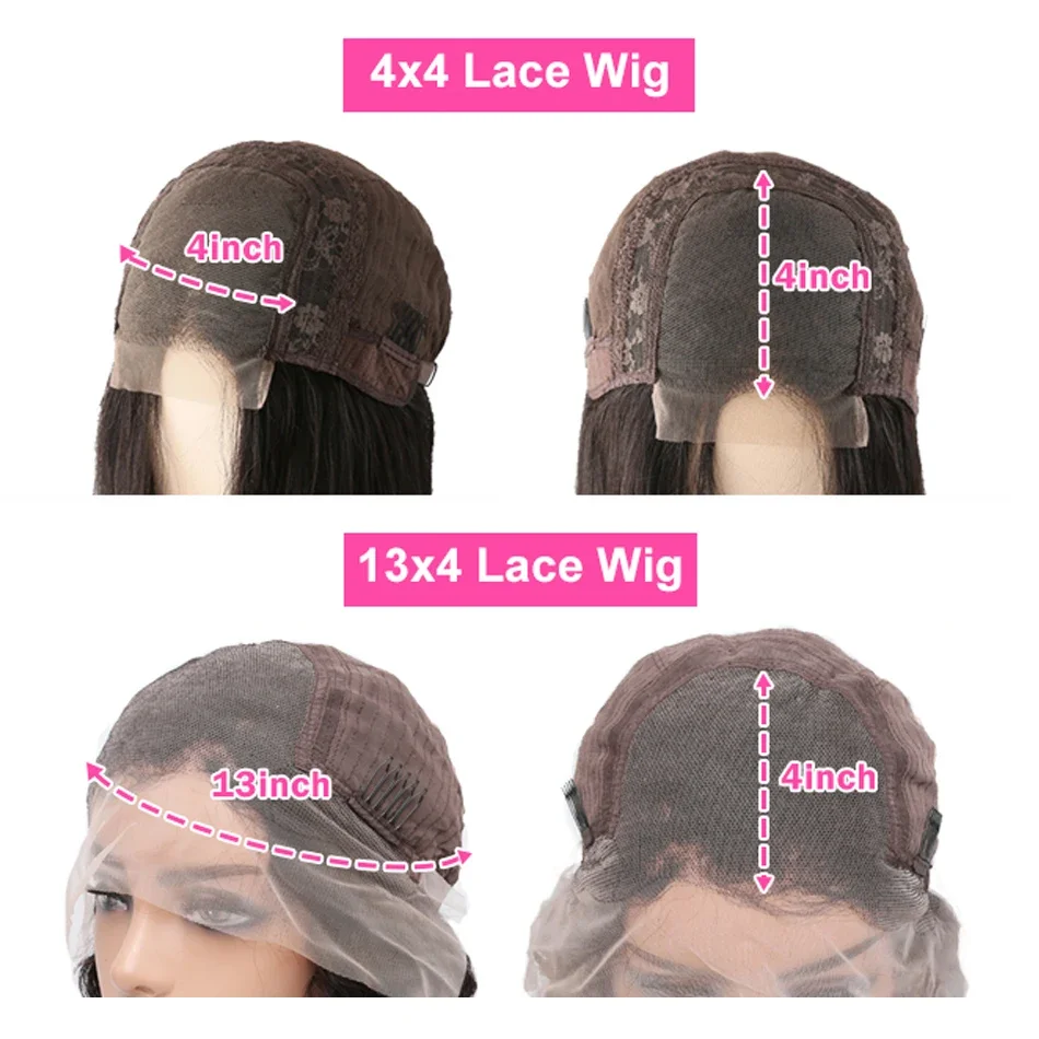 Parrucche frontali in pizzo con onde del corpo da 30 pollici, parrucche frontali in pizzo con onde d'acqua brasiliane Remy per donne_voghion.com