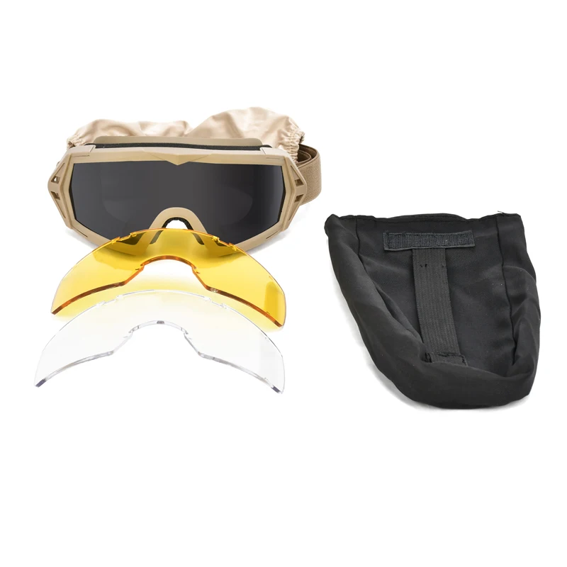 V50 Bullet-proof Polarized Uv400 Cs Games Glasses Tactical Eyewear Shooting Ballistic Sunglasses Tactical Lenses Goggles