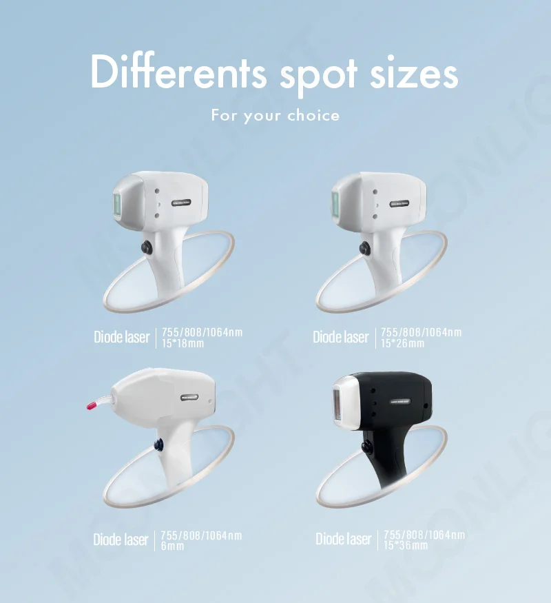 Moonlight Laser Diode Nichia Mini Remove Hair Laser Removal Machine Co2