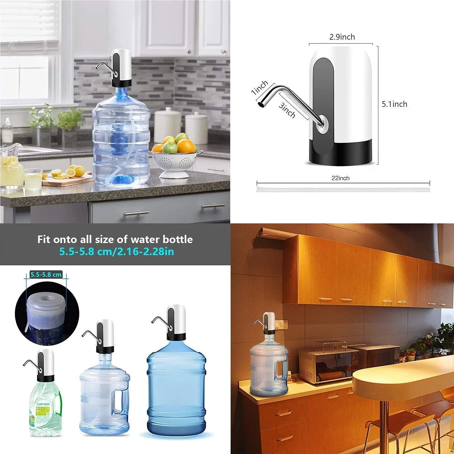 2022 Latest Technology Electric Water Pump Touch Intelligent Electric Water Pump 