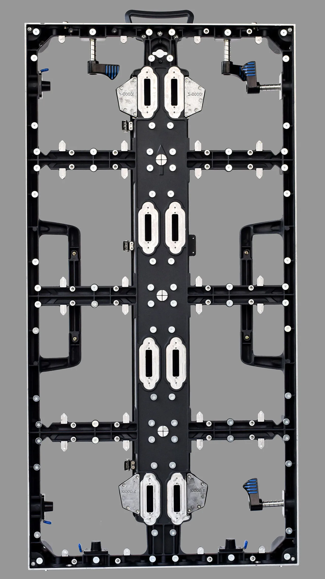 500X500-G 500x1000-G Indoor and outdoor Cabinet (Flat, curved 0-20 degree) 500x500x74mm 4.3KG 500x1000x72mm 7.58KG led module 250x250mm P3.91 P4.81 P2.976 P2.604