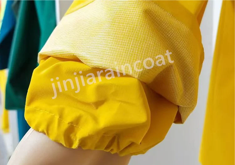 Изображение [5]- ЖЕЛТЫЙ ПВХ ПОЛИЭСТЕР RAIN SUIT - jinjiaraincoats-jinjiaraincoats