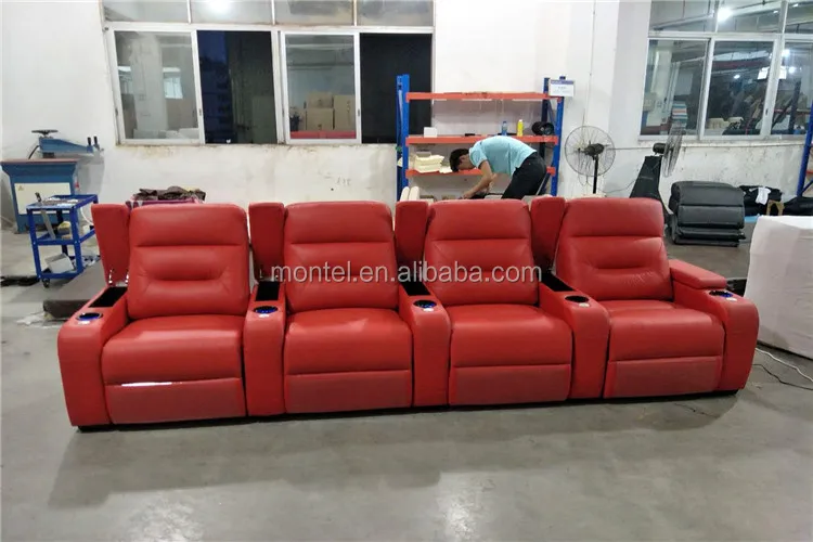 Montel 4 Seater Electric Cinema Sofa Home Theater Seating Furniture