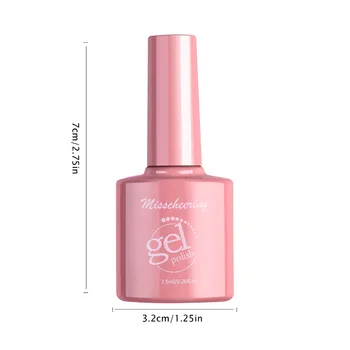 12-Color Cream Candy Macaron Armor Oil Gel Nail Polish New French Style LED Lamp Wholesale Bottle Packaging for Amazon