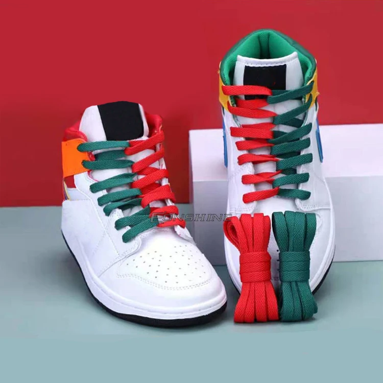 High Quality 0.8cm Width Flat Polyester Single Layer Airforce 1