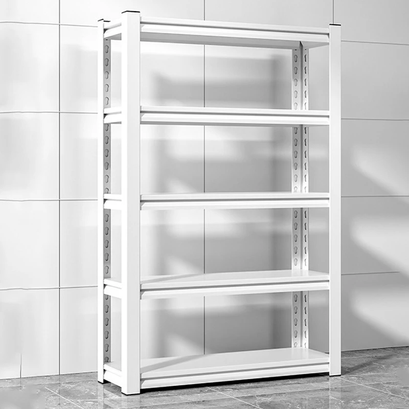Steel Storage Shelves with Adjustable Multi-Tier Design for Warehouse