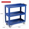Blue Industrial Heavy Load Tool Cart
