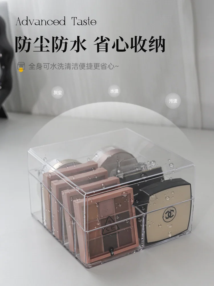 Eyeshadow Palette Organizer Eyepowder Storage Tray Cosmetics Rack Makeup Tools Compartment Holder Acrylic Makeup Organizer manufacture