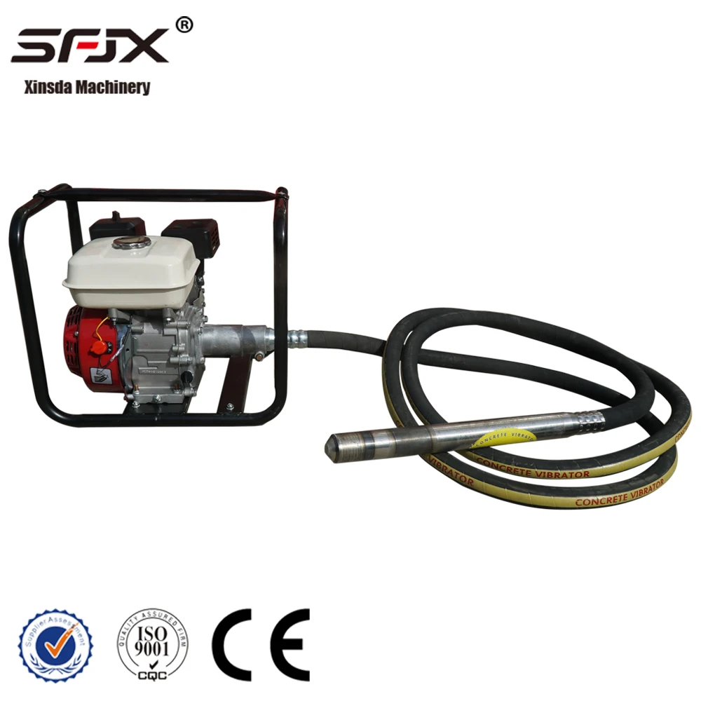 Frame Type 6.5hp Gasoline Engine Concrete Vibrator