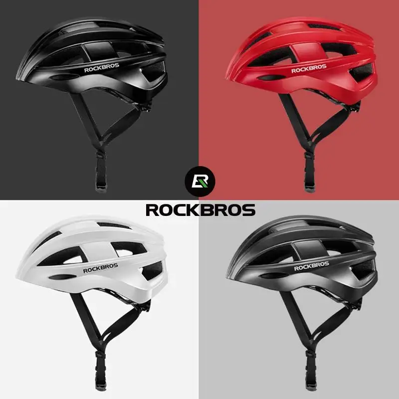 Casco da Moto ROCKBROS Certificato con Luci LED, Accessori per Bicicletta  MTB, Casco Regolabile con Luci di Segnalazione
