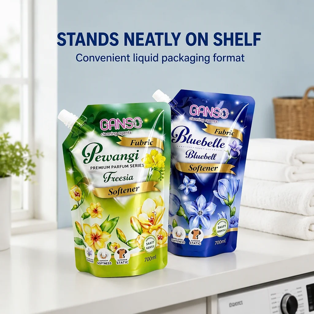 Custom Printed Stand up Spout Pouch Food Grade Liquid Bag for Juice Honey Sauce Detergent Cosmetic Packaging Wholesale