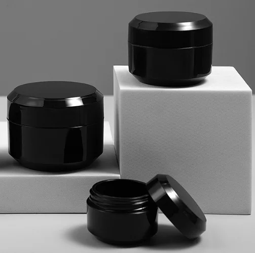 Black Cute Cream Jar 5G 10 Gr Cream Jar 25gram in Bulk Container Bottle 30g 50g Cosmetic Jar Cream 20 g 100g for Gel