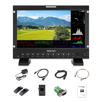 SEETEC P133 PRO 13.3 Inch 1000nit High Bright Full HD Broadcast Studio LCD Monitor 4K 3G-SDI Portable Broadcast Monitor product image