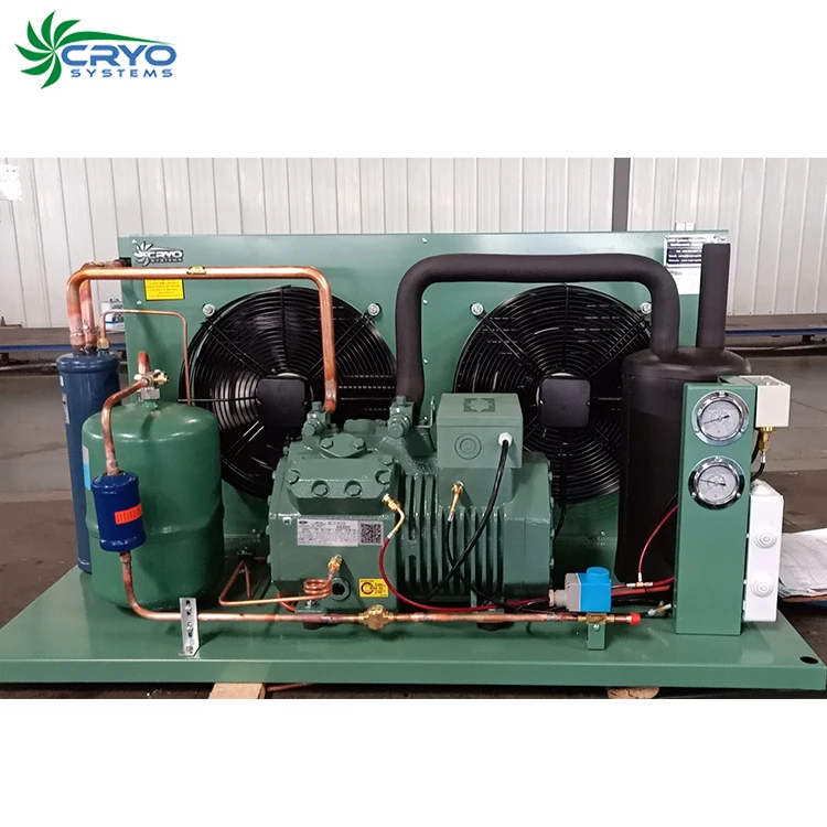 Конденсаторный блок охлаждения 2 hp, конденсаторный блок с воздушным охлаждением, винтовой компрессор, холодильный блок