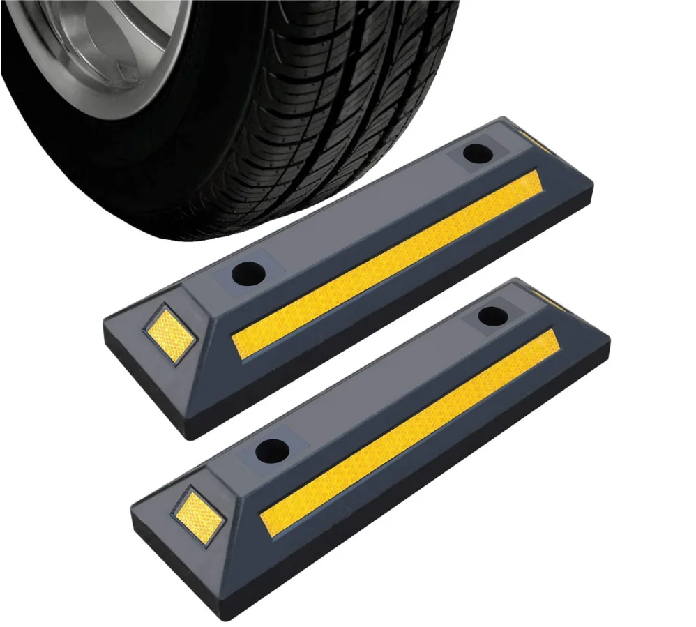 WS36 Cheap Factory Rubber Wheel Stops Parking Curbs for Parking