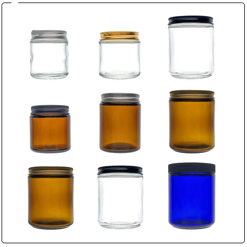 wholesale straight sided glass jars for