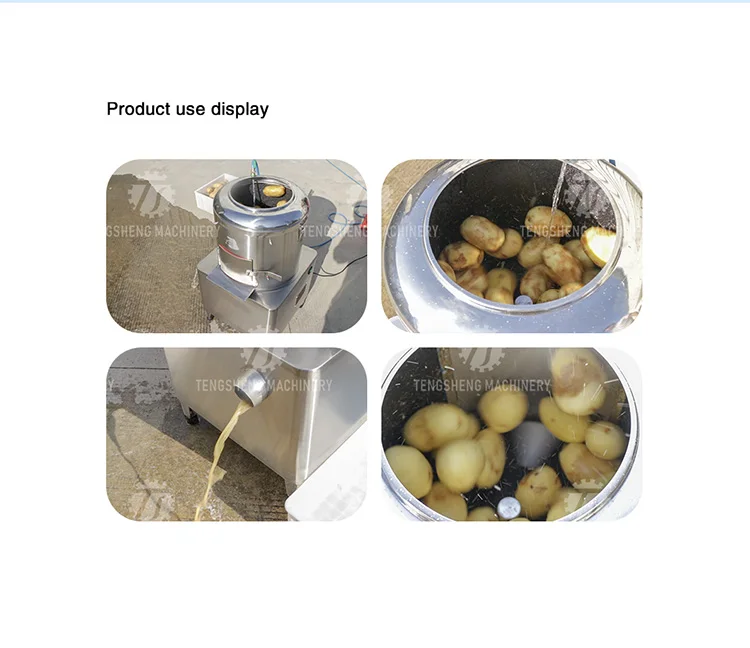 Tsp30 Industrial Electric Small Sweet Potato Peeling Machine Buy
