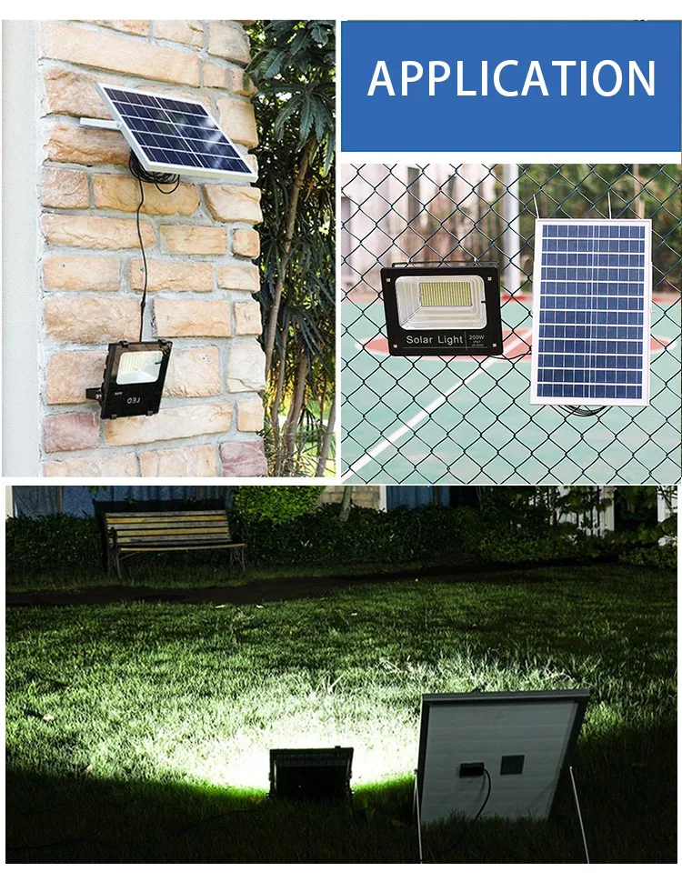 ip65 lampara recargable luz solar exterior