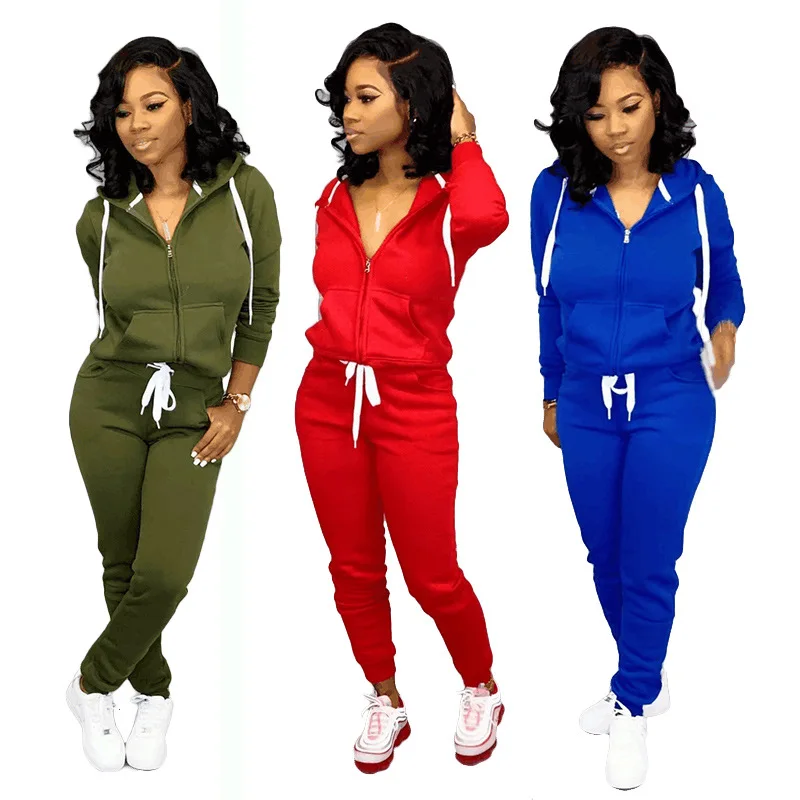 two piece womens tracksuit