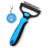 Grande blu + targhetta per cani
