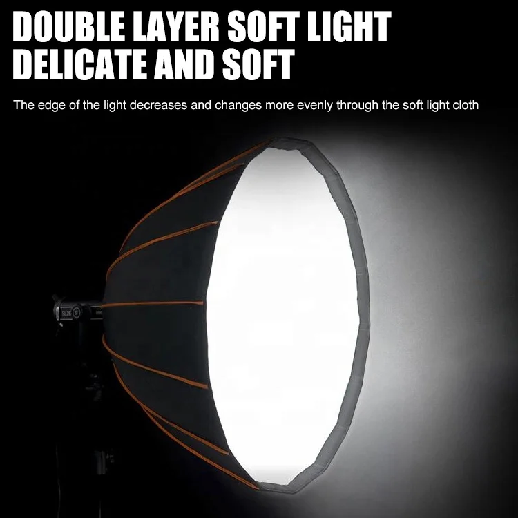 ZSYB 90cm Photography Softbox Lighting Video Photp Lighting Softbox Kit Diffuser for Studio